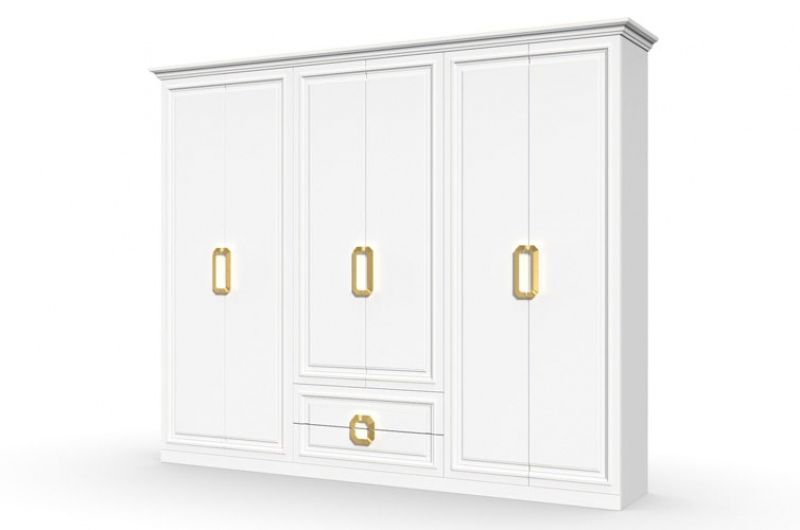 Шкаф 6-створчатый с ящиками Лозанна